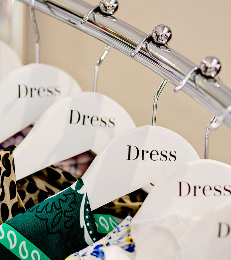 Dress Cheshire branded clothing hangers